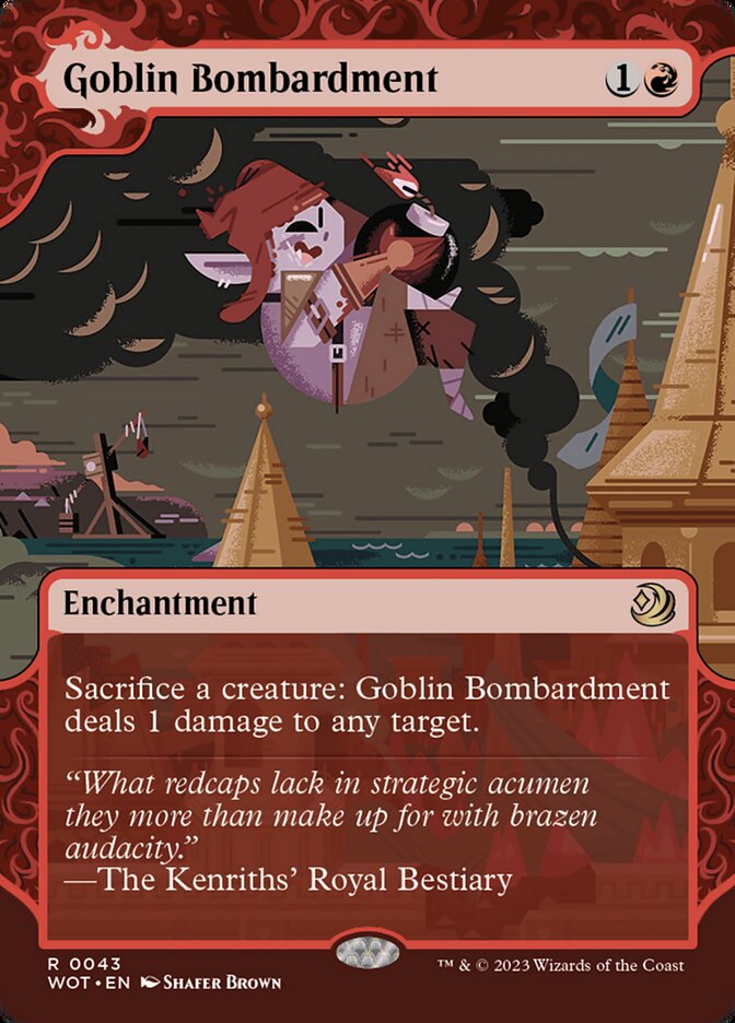 Goblin Bombardment 43/63 (Wilds of Eldraine: Enchanting Tales)  - Showcase | Good Games Cannington