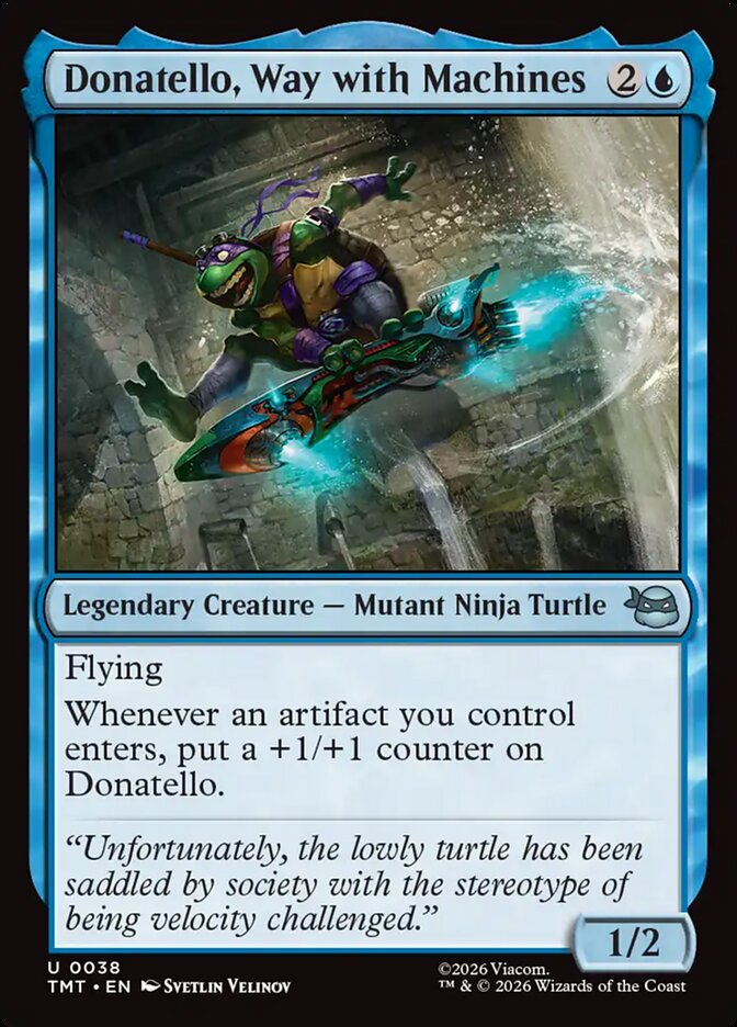 Donatello, Way with Machines 38 (Teenage Mutant Ninja Turtles)  - Foil | Good Games Cannington