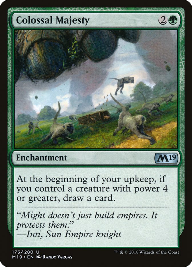 Colossal Majesty 173 (Core Set 2019)  | Good Games Cannington