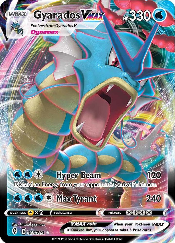 Gyarados VMAX 029/203 (SWSH07: Evolving Skies)  - Holofoil | Good Games Cannington
