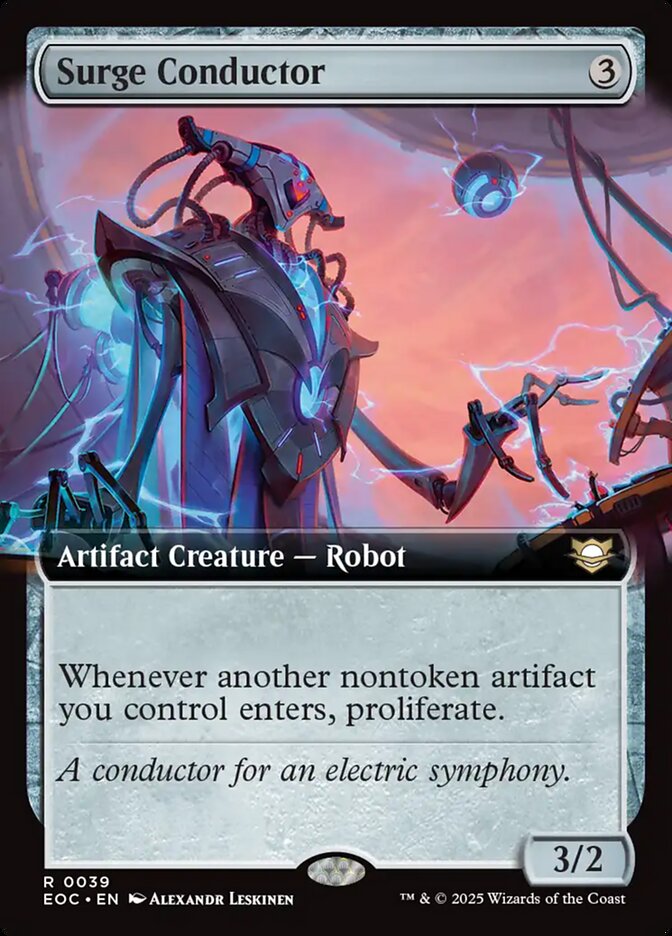 Surge Conductor 39/191 (Commander: Edge of Eternities)  - Extended Art | Good Games Cannington