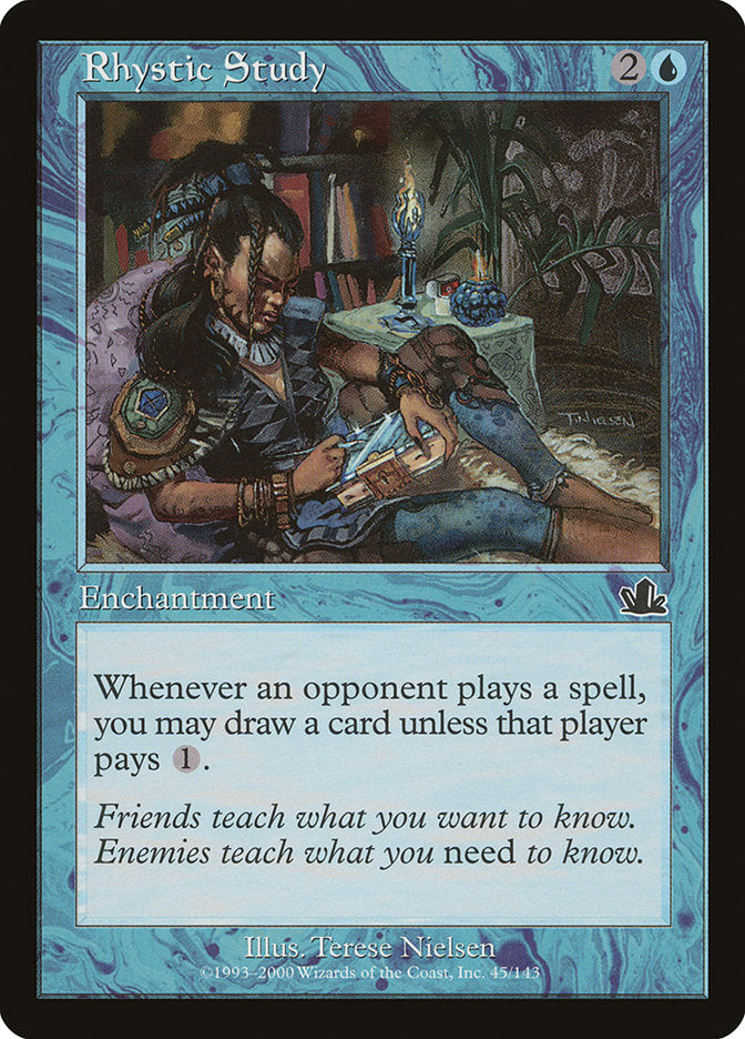 Rhystic Study 45 (Prophecy)  | Good Games Cannington