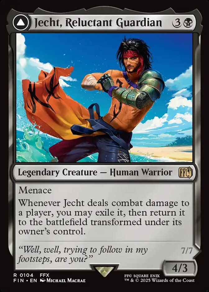 Jecht, Reluctant Guardian // Braska's Final Aeon 104/309 (FINAL FANTASY)  | Good Games Cannington