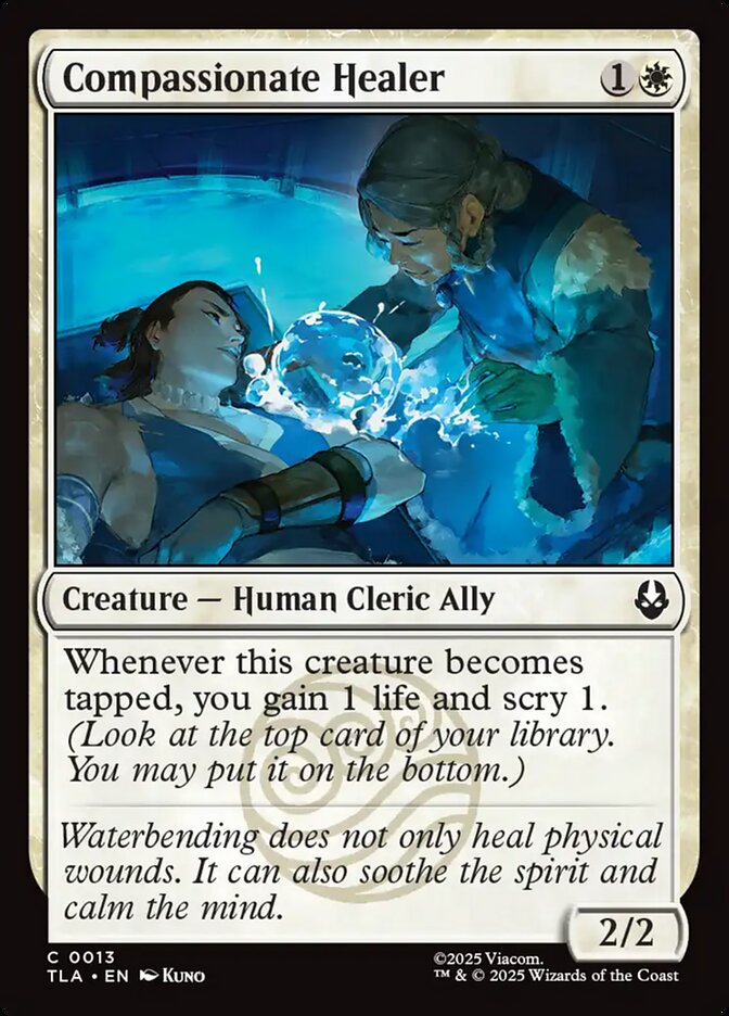 Compassionate Healer 13/286 (Avatar: The Last Airbender)  - Foil | Good Games Cannington