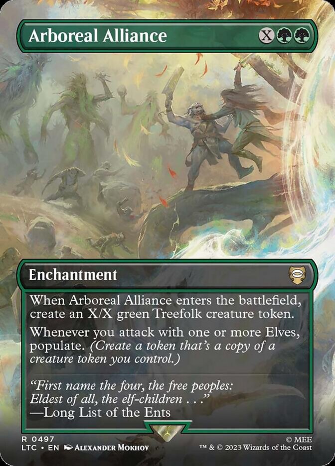 Arboreal Alliance 497 (Commander: The Lord of the Rings: Tales of Middle-earth)  - Foil | Good Games Cannington