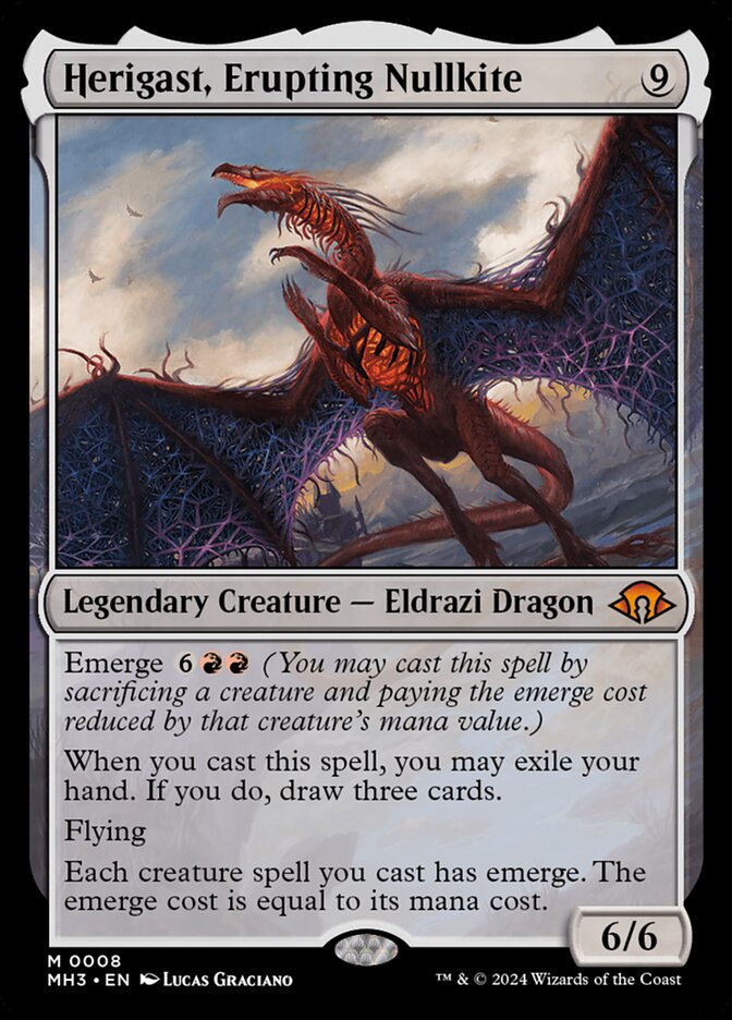 Herigast, Erupting Nullkite 8 (Modern Horizons 3)  | Good Games Cannington