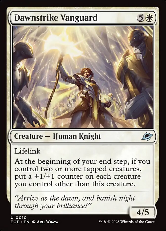 Dawnstrike Vanguard 10 (Edge of Eternities)  - Foil | Good Games Cannington