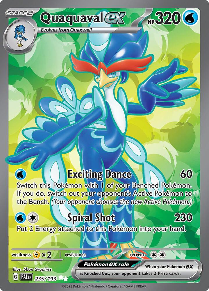 Quaquaval ex 235/193 (SV02: Paldea Evolved)  - Holofoil | Good Games Cannington