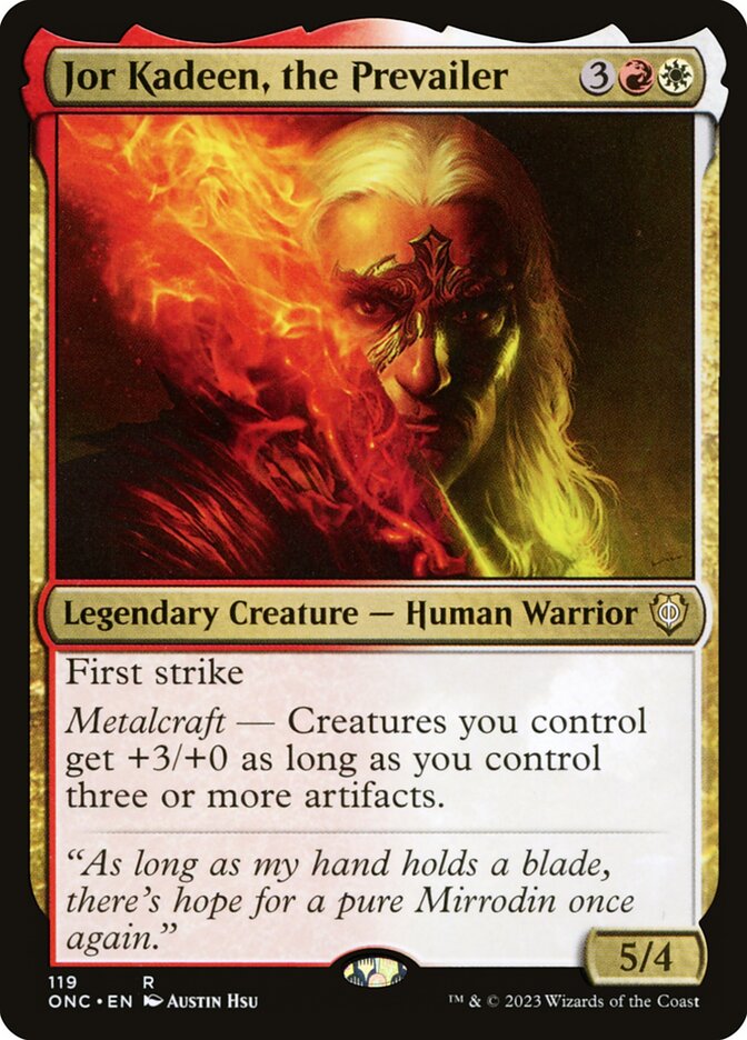 Jor Kadeen, the Prevailer 119 (Commander: Phyrexia: All Will Be One)  | Good Games Cannington