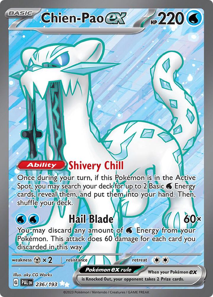 Chien-Pao ex 236/193 (SV02: Paldea Evolved)  - Holofoil | Good Games Cannington