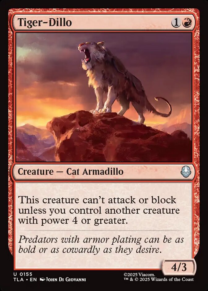 Tiger-Dillo 155 (Avatar: The Last Airbender)  | Good Games Cannington