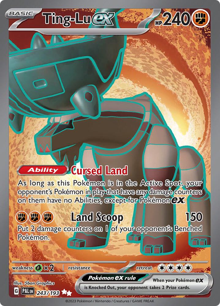 Ting Lu ex 243 193 (SV02: Paldea Evolved)  - Holofoil | Good Games Cannington