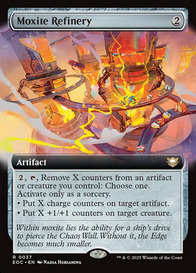 Moxite Refinery 37 (Commander: Edge of Eternities)  - Extended Art | Good Games Cannington