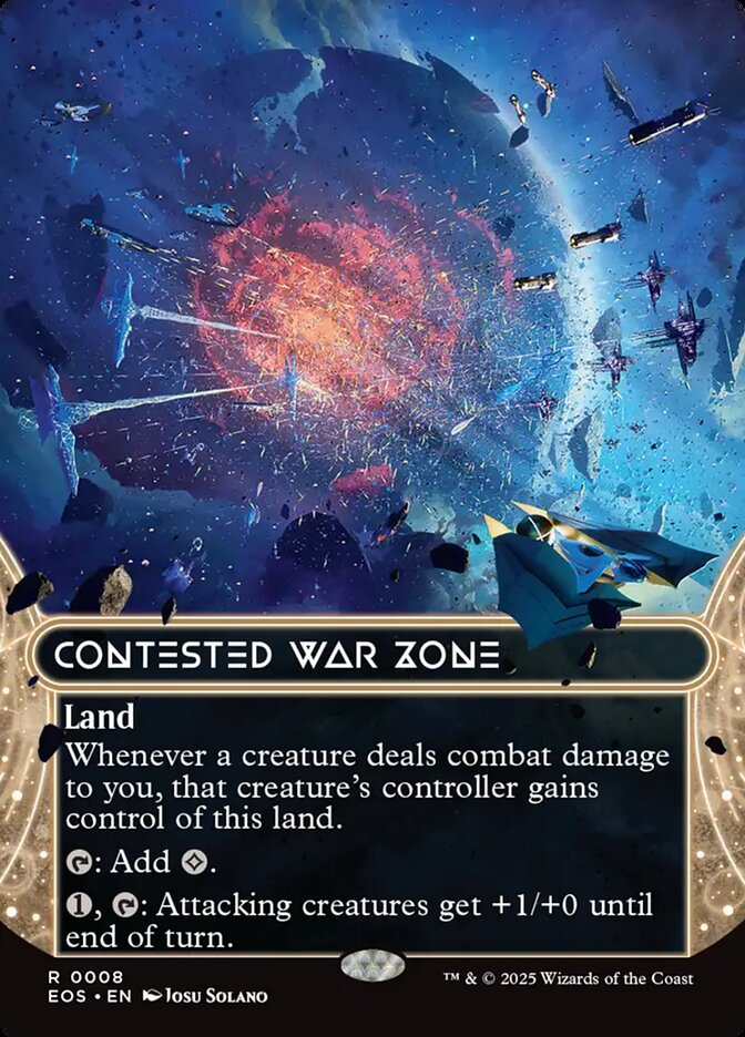 Contested War Zone 8 (Edge of Eternities: Stellar Sights)  - Borderless | Good Games Cannington