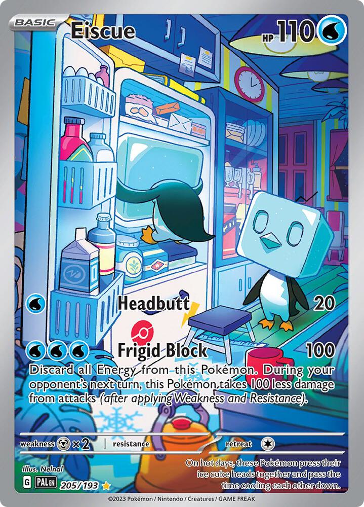 Eiscue 205/193 (SV02: Paldea Evolved)  - Holofoil | Good Games Cannington