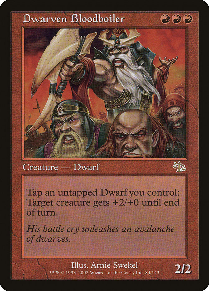 Dwarven Bloodboiler 84/143 (Judgment)  - Foil | Good Games Cannington