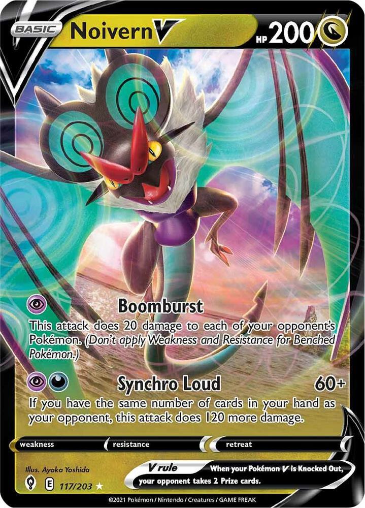 Noivern V 117/203 (SWSH07: Evolving Skies)  - Holofoil | Good Games Cannington