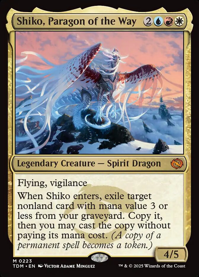 Shiko, Paragon of the Way 223 (Tarkir: Dragonstorm)  - Foil | Good Games Cannington