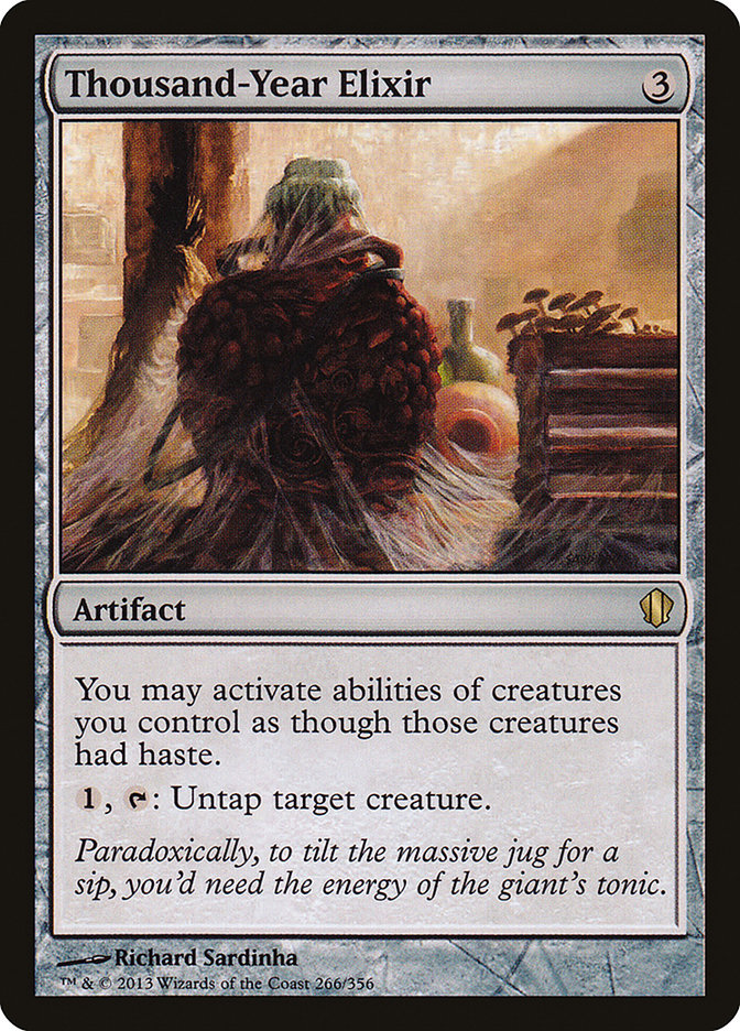 Thousand-Year Elixir 266 (Commander 2013)  | Good Games Cannington