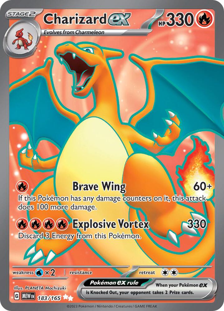 Charizard ex 183/165 (SV: Scarlet & Violet 151)  - Holofoil | Good Games Cannington