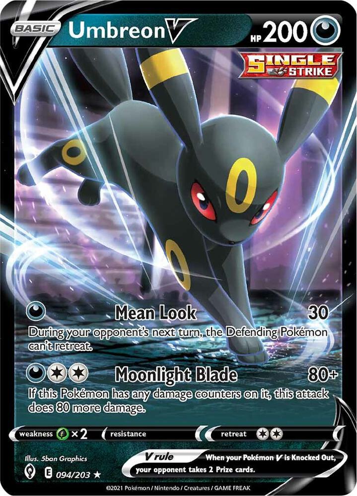 Umbreon V 094/203 (SWSH07: Evolving Skies)  - Holofoil | Good Games Cannington