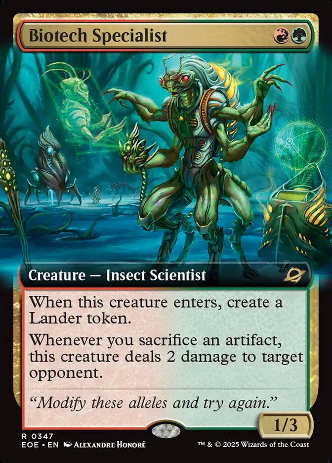 Biotech Specialist 347 (Edge of Eternities)  - Extended Art  | Good Games Cannington