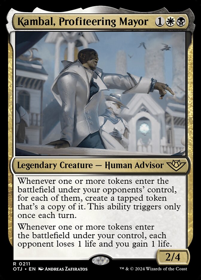 Kambal, Profiteering Mayor 211 (Outlaws of Thunder Junction)  | Good Games Cannington