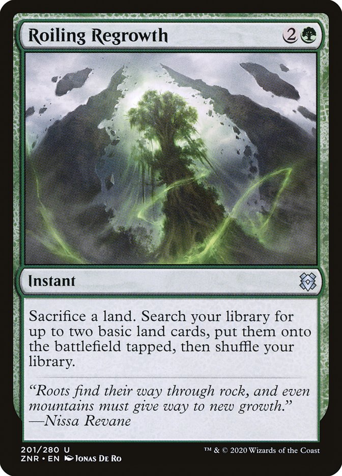 Roiling Regrowth 201/280 (Zendikar Rising)  | Good Games Cannington
