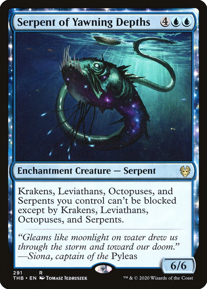 Serpent of Yawning Depths 291 (Theros Beyond Death)  | Good Games Cannington