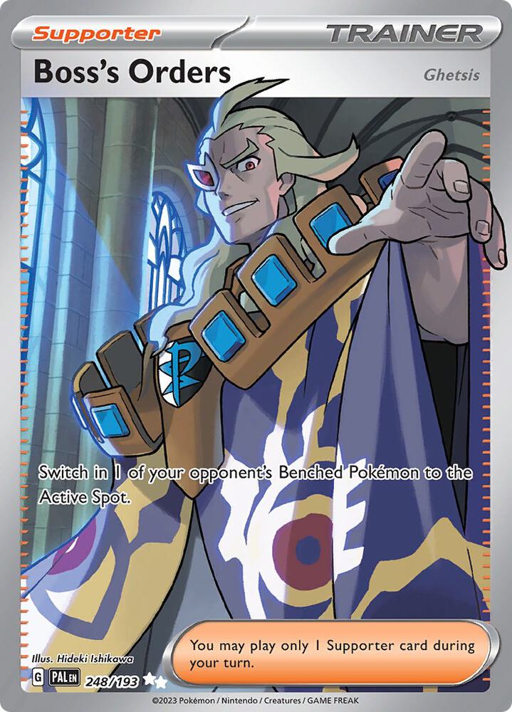 Boss's Orders 248/193 (SV02: Paldea Evolved)  - Holofoil | Good Games Cannington