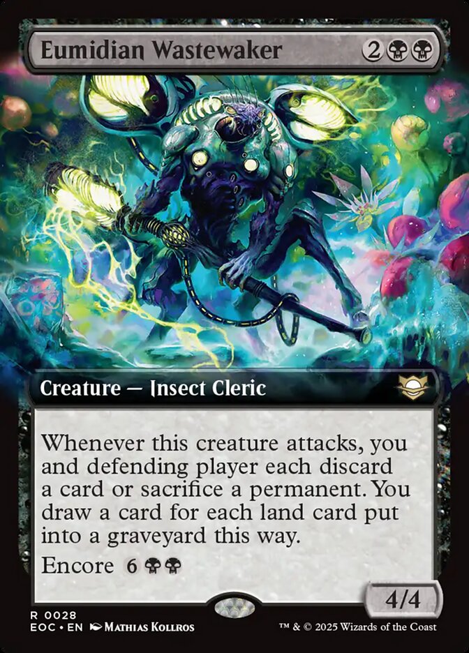 Eumidian Wastewaker 28/191 (Commander: Edge of Eternities)  - Extended Art | Good Games Cannington