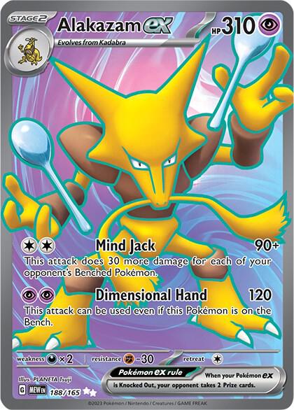 Alakazam ex 188/165 (SV: Scarlet & Violet 151)  - Holofoil | Good Games Cannington