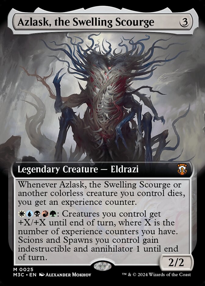 Azlask, the Swelling Scourge 25/411 (Commander: Modern Horizons 3)  - Extended Art | Good Games Cannington