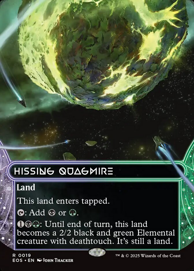 Hissing Quagmire 19 (Edge of Eternities: Stellar Sights)  - Borderless | Good Games Cannington