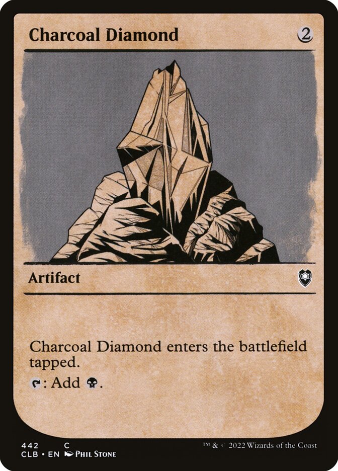 Charcoal Diamond Showcase 442 (Commander Legends: Battle for Baldur's Gate)  | Good Games Cannington