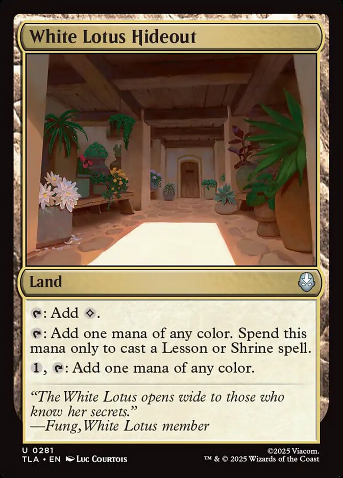 White Lotus Hideout 281 (Avatar: The Last Airbender)  | Good Games Cannington
