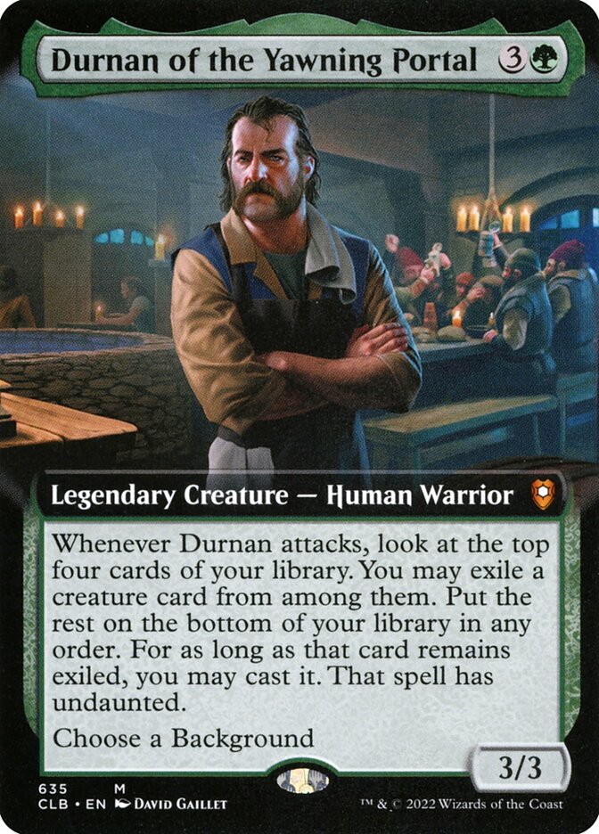 Durnan of the Yawning Portal 635 (Commander Legends: Battle for Baldur's Gate)  - Foil | Good Games Cannington