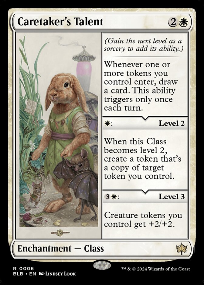 Caretaker's Talent 6 (Bloomburrow)  | Good Games Cannington