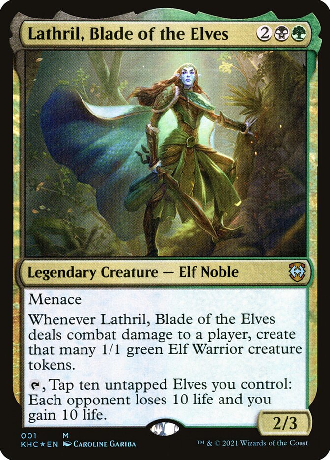 Lathril, Blade of the Elves 1 (Commander: Kaldheim)  | Good Games Cannington