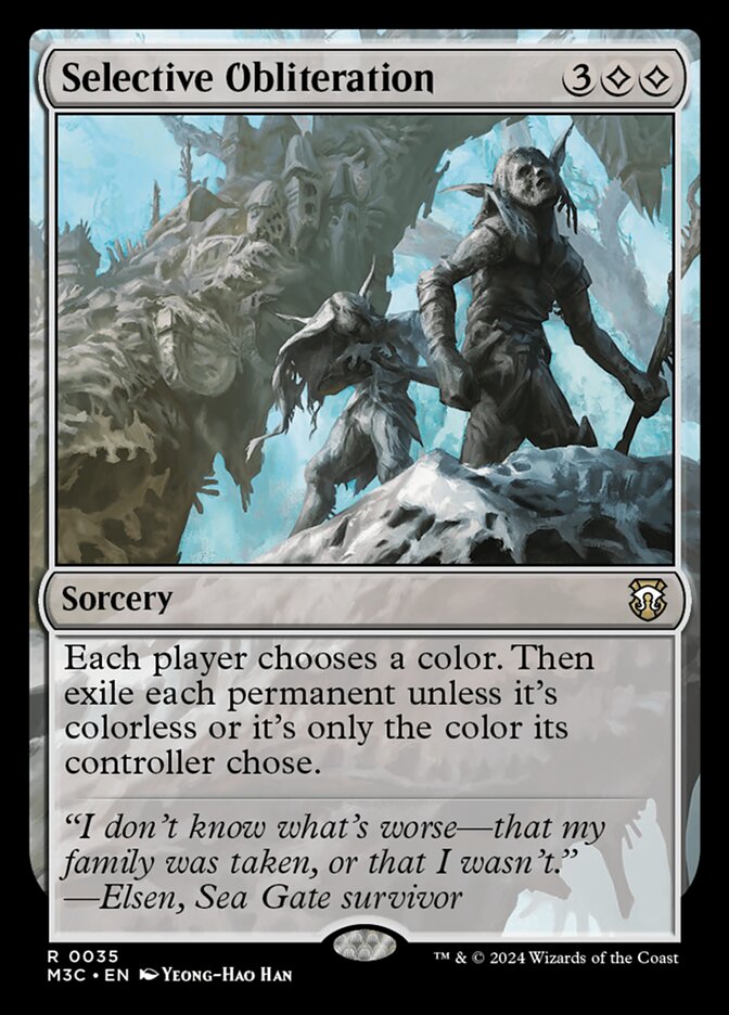 Selective Obliteration 35 (Commander: Modern Horizons 3)  | Good Games Cannington