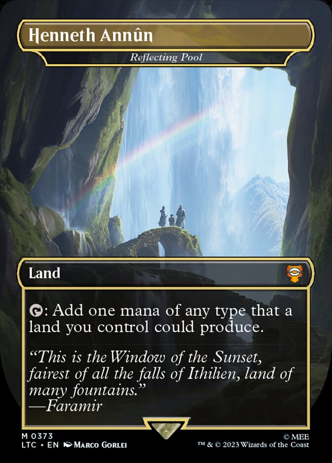 Henneth Annun Reflecting Pool 373 (Commander: The Lord of the Rings: Tales of Middle-earth)  - Borderless | Good Games Cannington