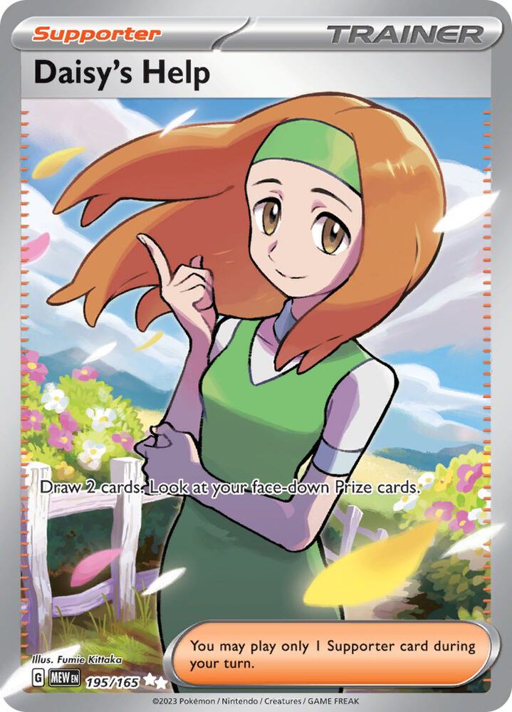 Daisy's Help 195/165 (SV: Scarlet & Violet 151)  - Holofoil | Good Games Cannington