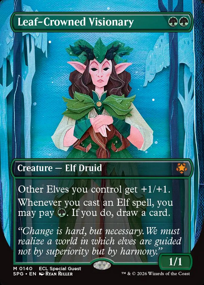 Leaf-Crowned Visionary 140/0 (Special Guests)  - Borderless | Good Games Cannington