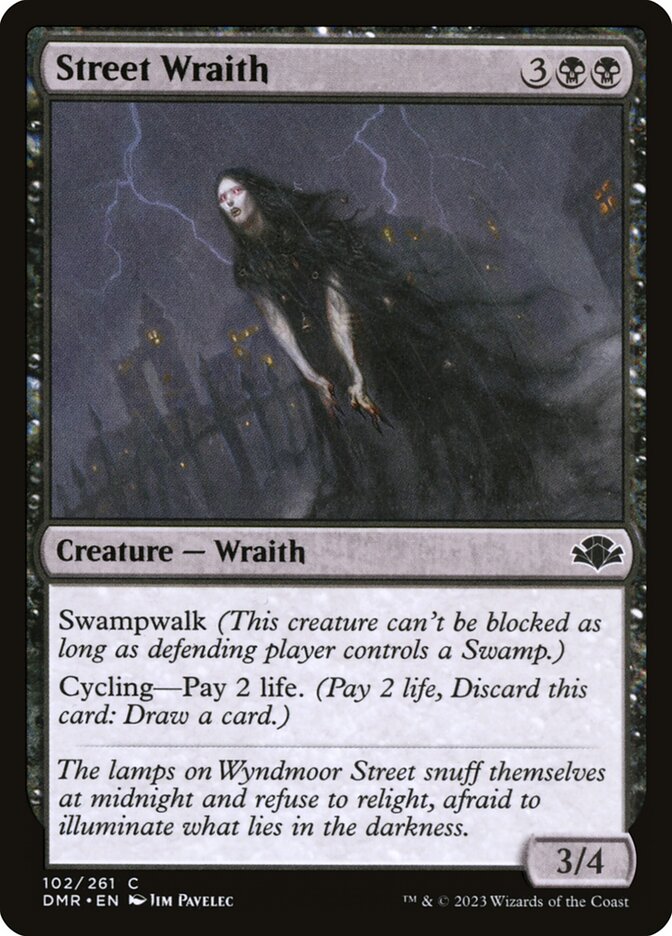 Street Wraith 102 (Dominaria Remastered)  | Good Games Cannington