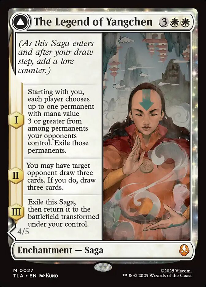 The Legend of Yangchen // Avatar Yangchen 27/286 (Avatar: The Last Airbender)  | Good Games Cannington