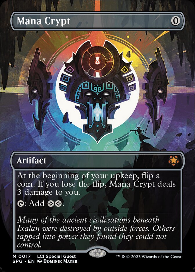 Mana Crypt 17/0 (Special Guests)  - Borderless Foil | Good Games Cannington