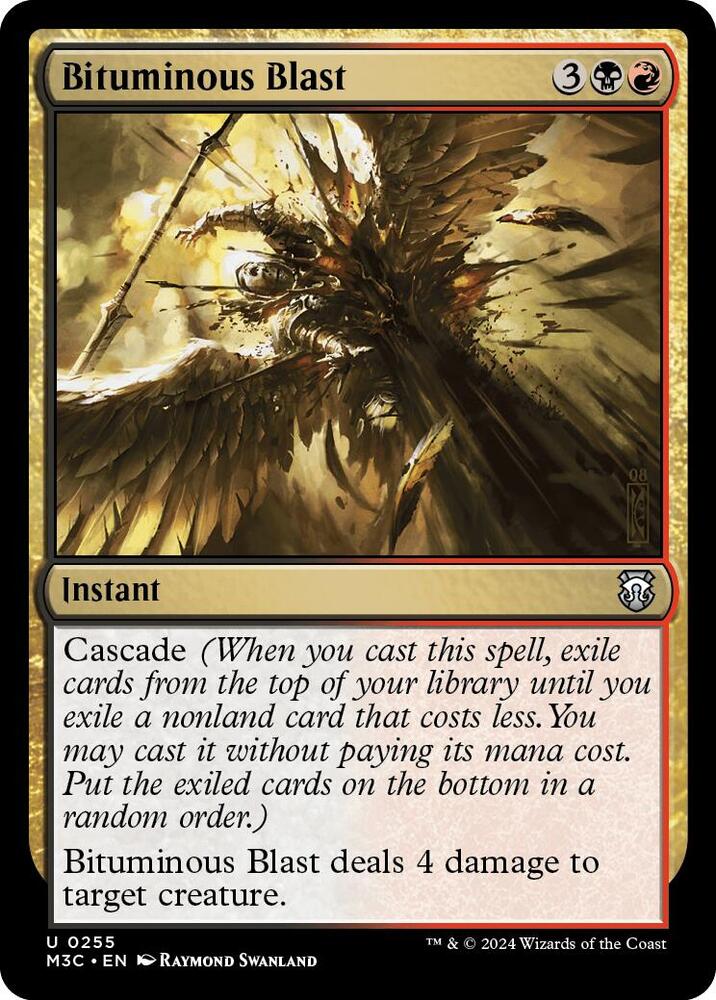 Bituminous Blast 255/411 (Commander: Modern Horizons 3)  - Ripple Foil | Good Games Cannington