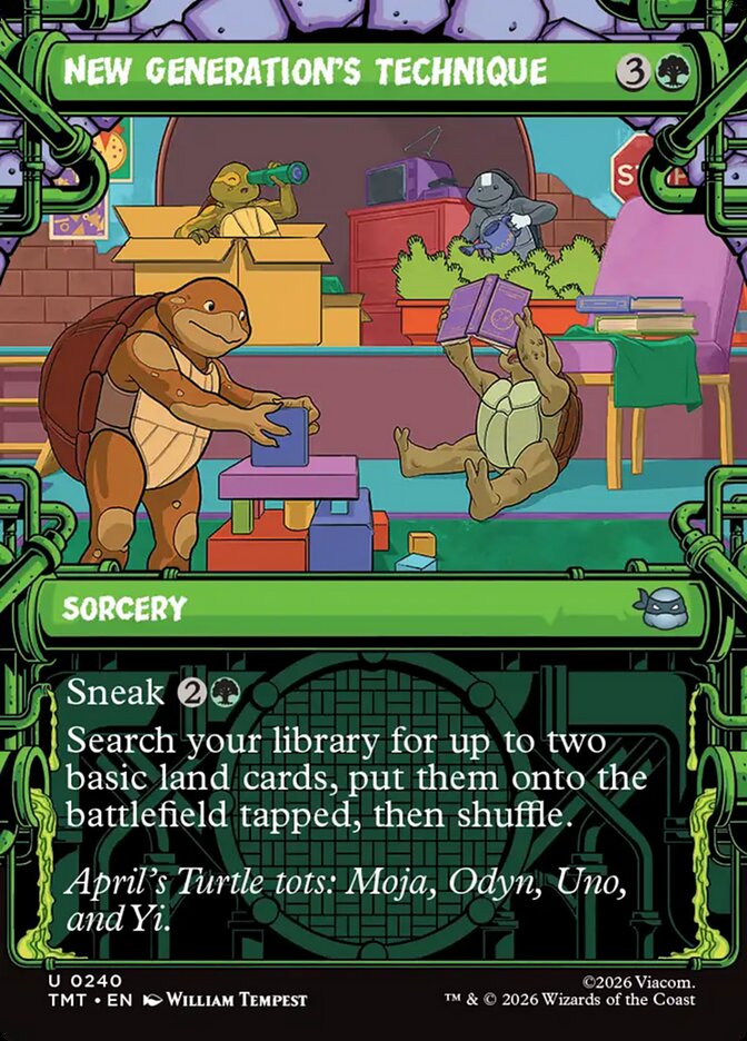 New Generation's Technique 240 (Teenage Mutant Ninja Turtles)  - Foil | Good Games Cannington
