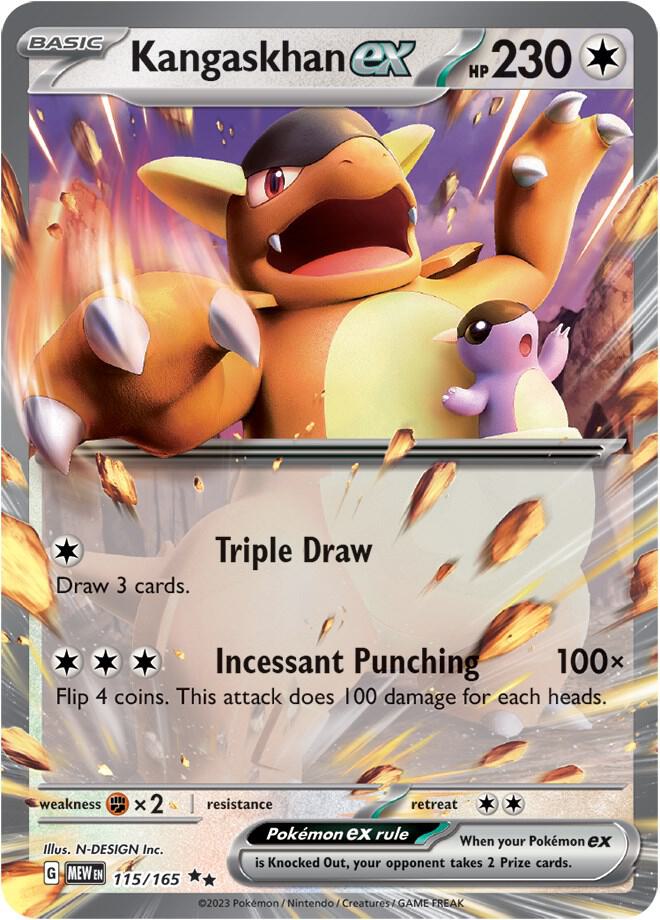 Kangaskhan ex 115/165 (SV: Scarlet & Violet 151)  - Holofoil | Good Games Cannington