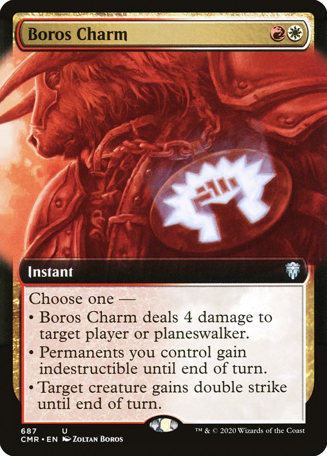 Boros Charm 687 (Commander Legends)  - Extended Art Foil | Good Games Cannington